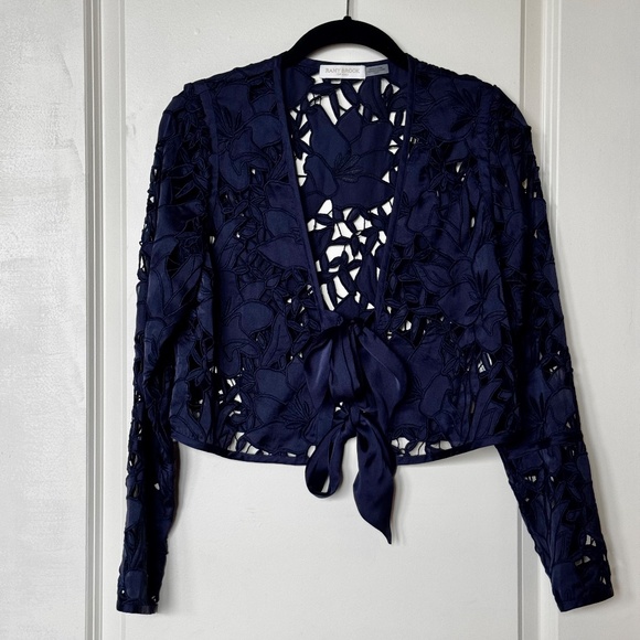 Ramy Brook Jacket , Double Tie Front, size XS - Tank is not included - Picture 4 of 16